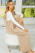 Corded Tie Straps V Neck Wide Leg Jumpsuit